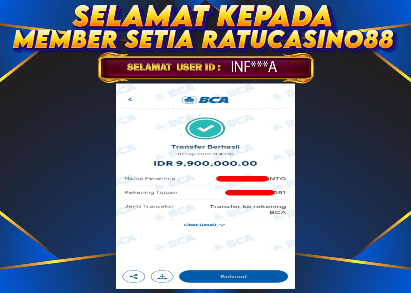 WITHDRAWAL MEMBER 54