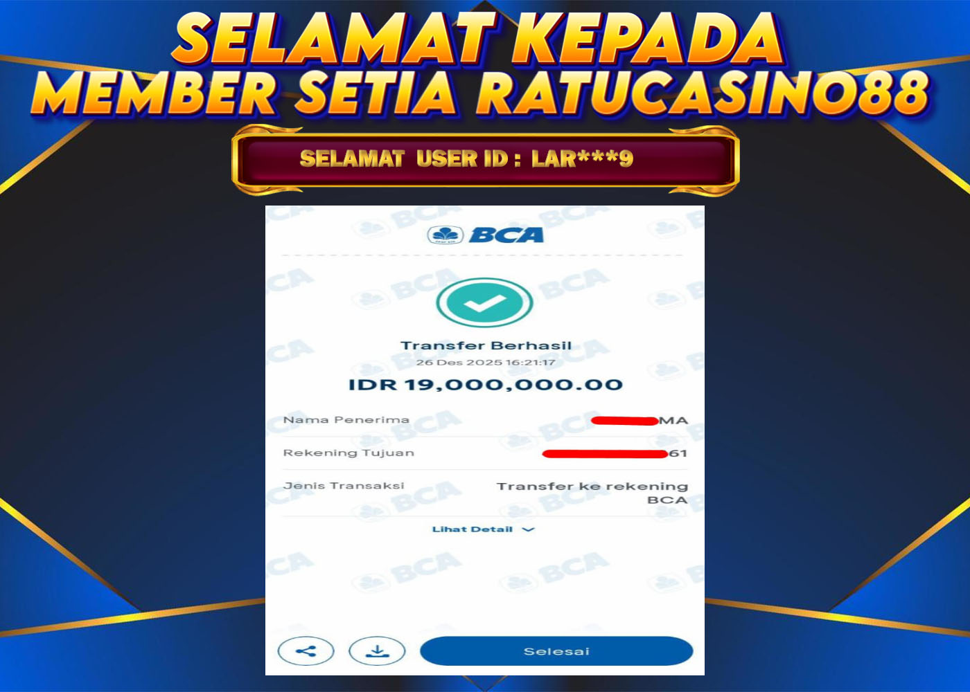 WITHDRAWAL MEMBER 173