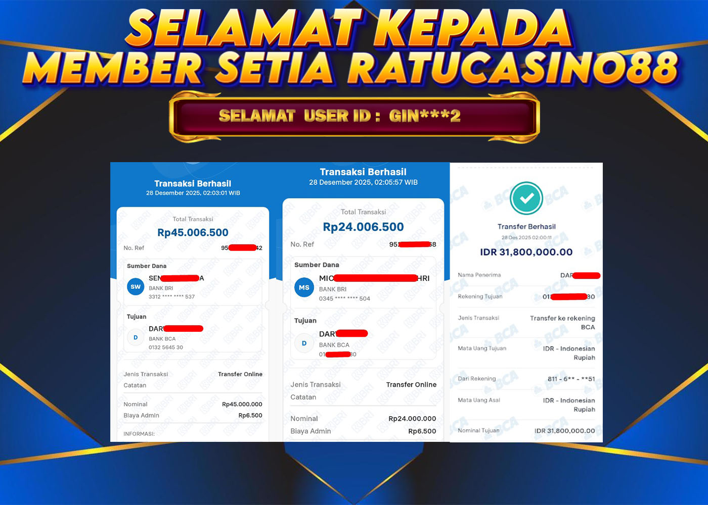 WITHDRAWAL MEMBER 174